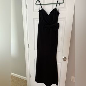 Formal black trumpet dress new with tags
